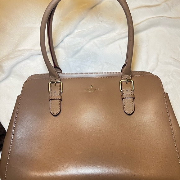 Kate Spade Tote 3 pocket Tan - Picture 2 of 6